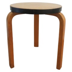 Original Alvar Aalto Finmar Stool 60 Bowman Bros Ltd Furnishers, London