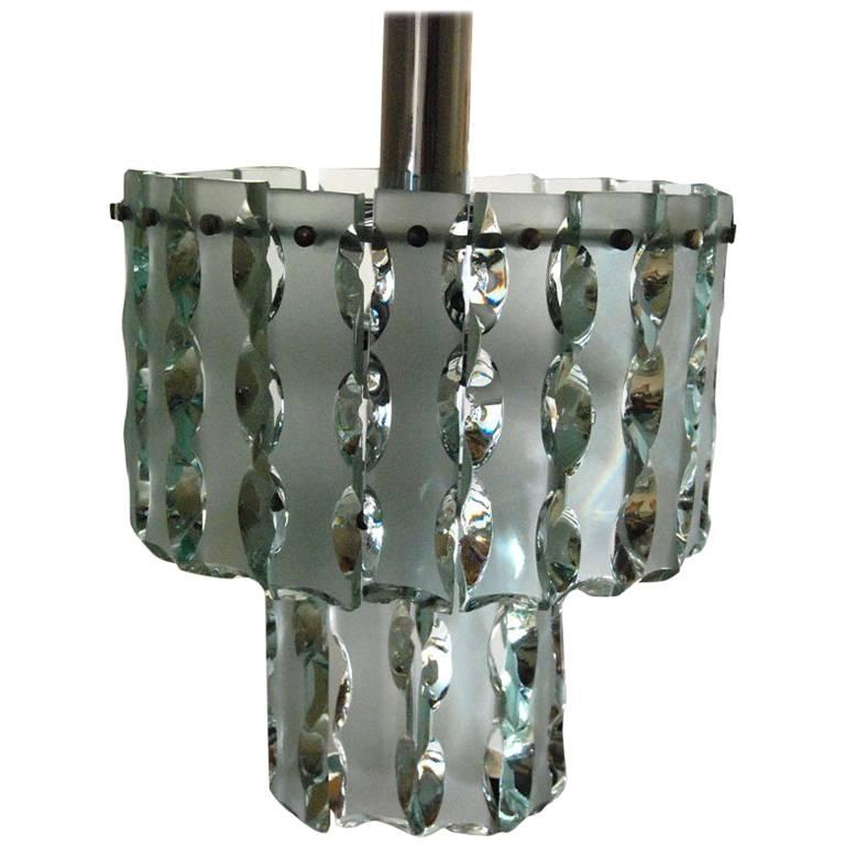 1960s Italian Chandelier Style of Max Ingrand For Sale