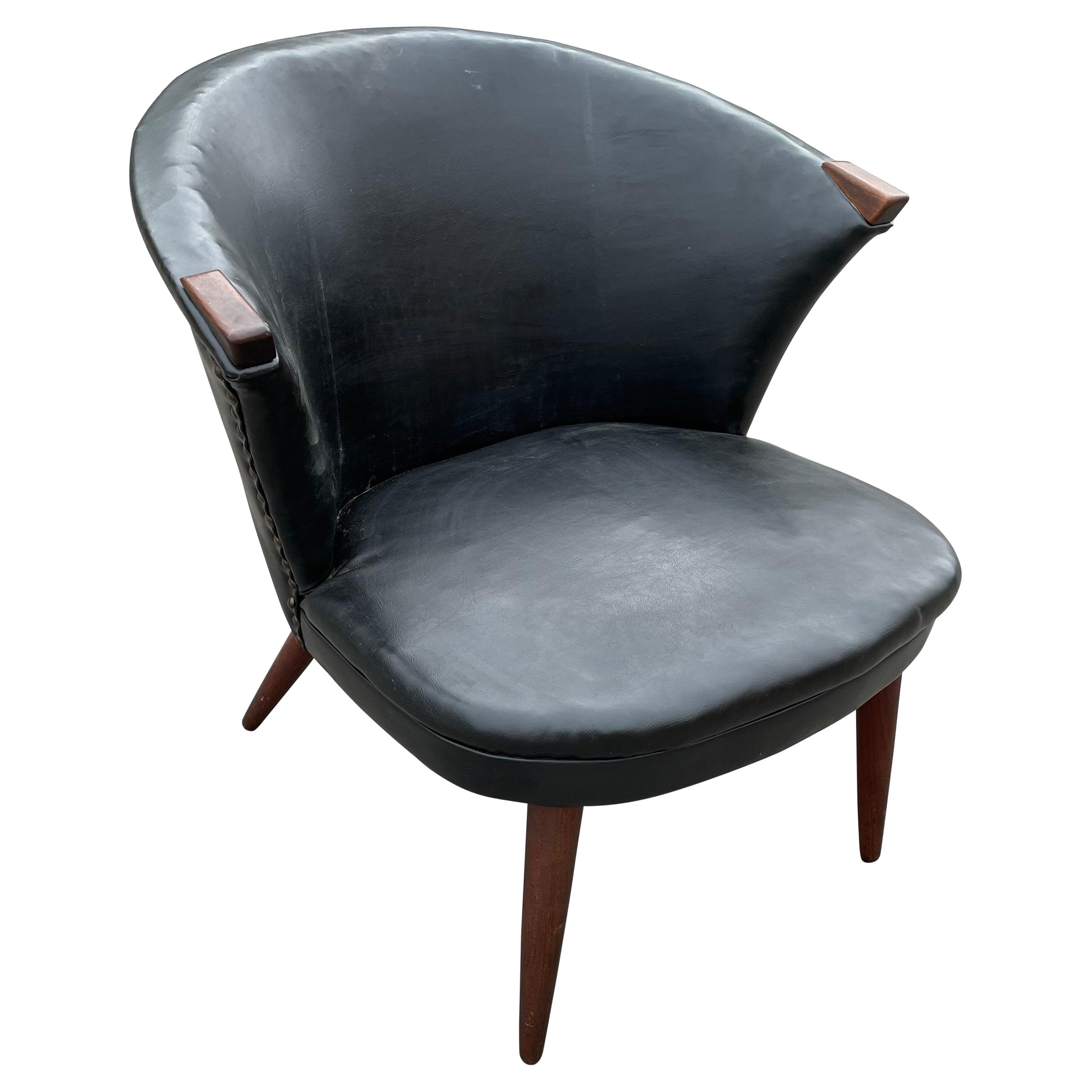 1950´s Danish Mid-Century Leather Chair