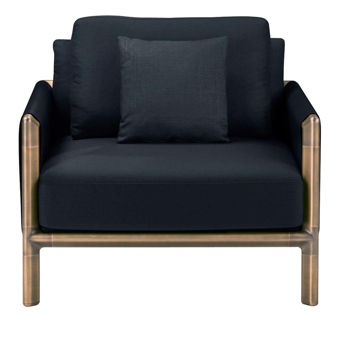 Frame Leather Armchair by Stefano Giovannoni