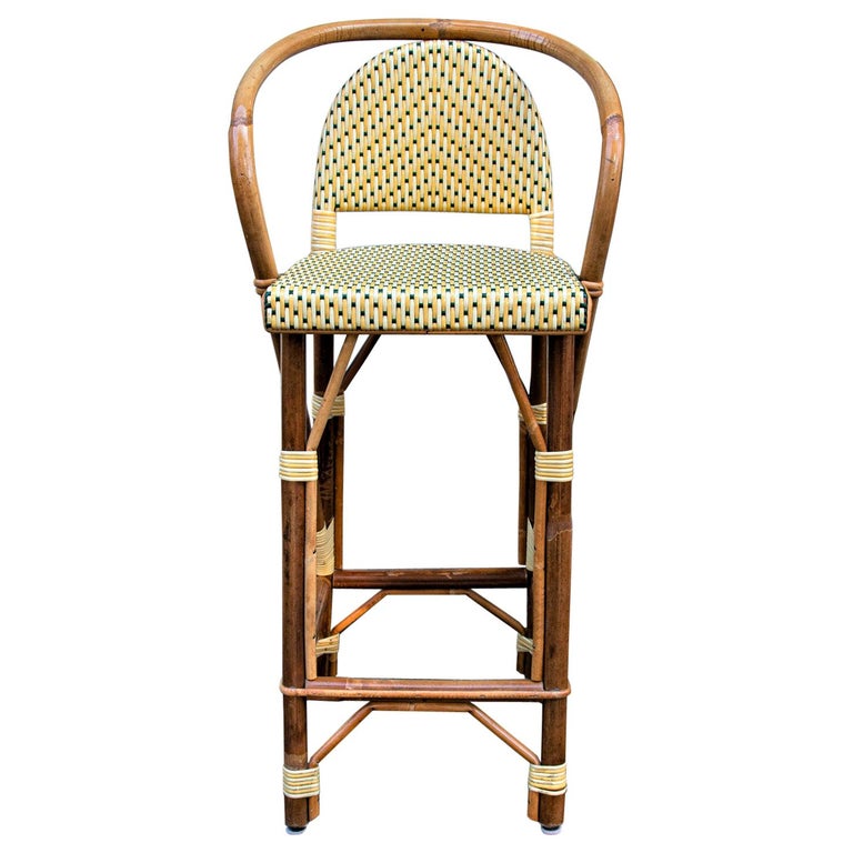 One Vintage French Bistro Counterstool from Maison Louis Drucker at 1stDibs