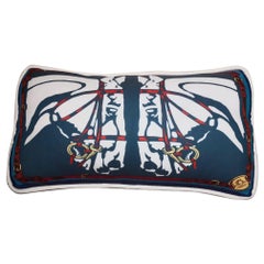 Italienisches handgefertigtes Kissenset im zeitgenössischen Stil, Kollektion „HorseBit“, 4er-Set