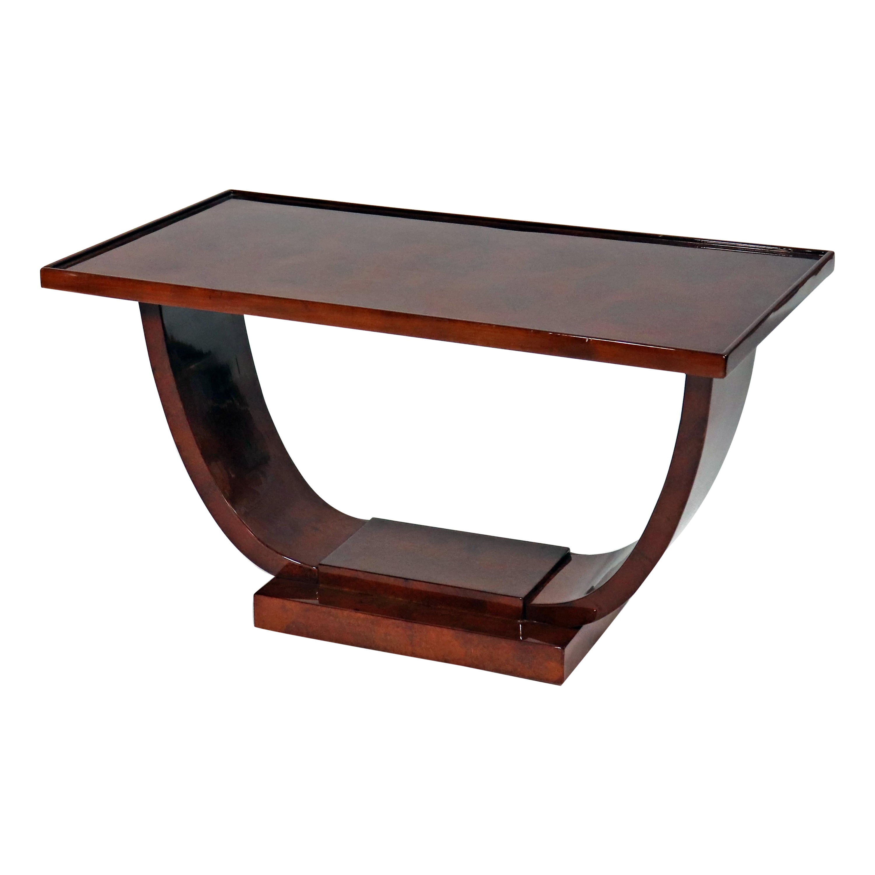 Art Deco U-Shaped coffee table 
