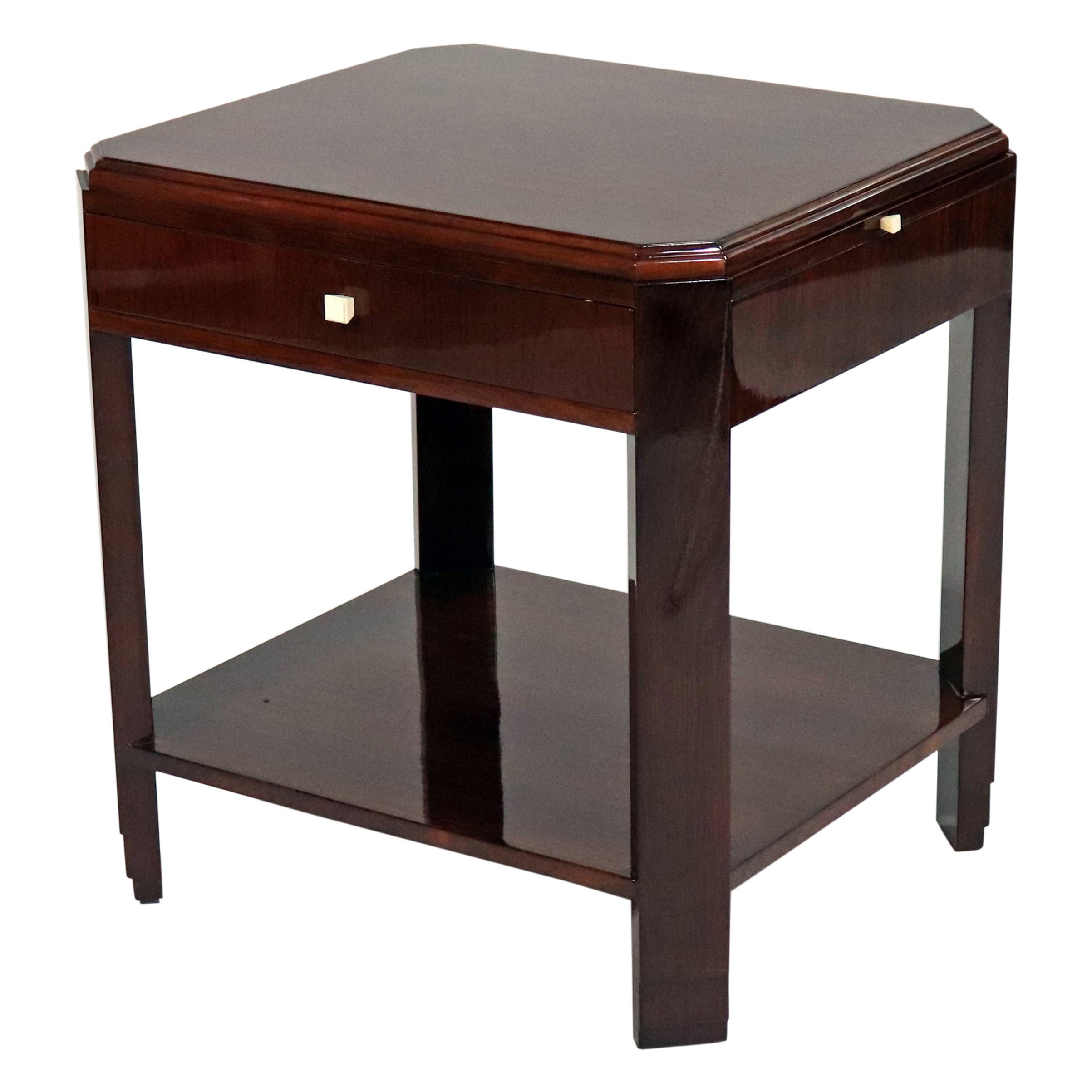 Art Deco Rosewood Side Table by DIM