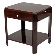 Antique Art Deco Rosewood Side Table