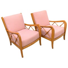 Pair of Italian Lounge Chairs by Paolo Buffa