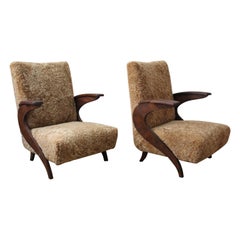 Animal Skin Lounge Chairs