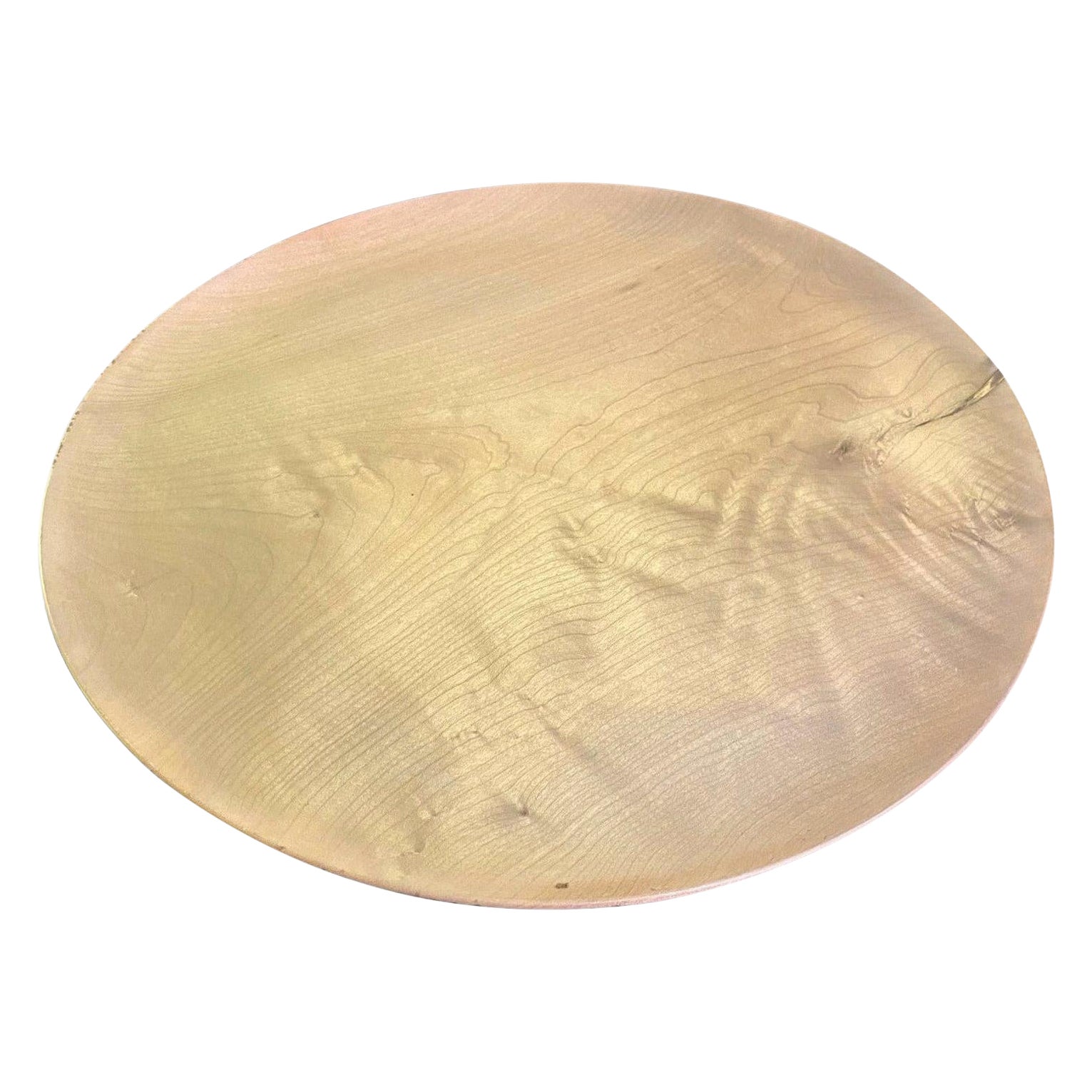 Bob Stocksdale firmato Monumental Mid-Century Modern Turned Exotic Wood Charger