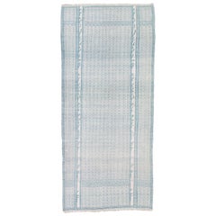 Tapis persan Zilo à tissage plat double face de la fin du 20e siècle