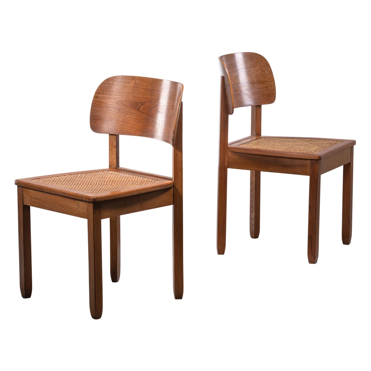 Pair of Karl Bertsch Chairs, Deutsche Werkstätten Hellerau, 1930s For Sale