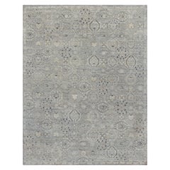 Silk and Wool Handwoven Tabriz Style Rug