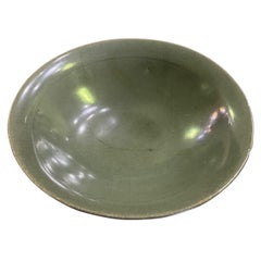 Antique Korean Joseon Dynasty Glazed Pottery Ceramic Hakame Chawan Tea Bowl Dish