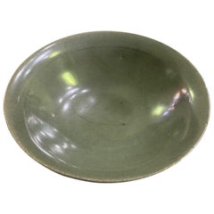 Korean Joseon Dynasty Glazed Pottery Ceramic Hakame Chawan Tea Bowl Dish