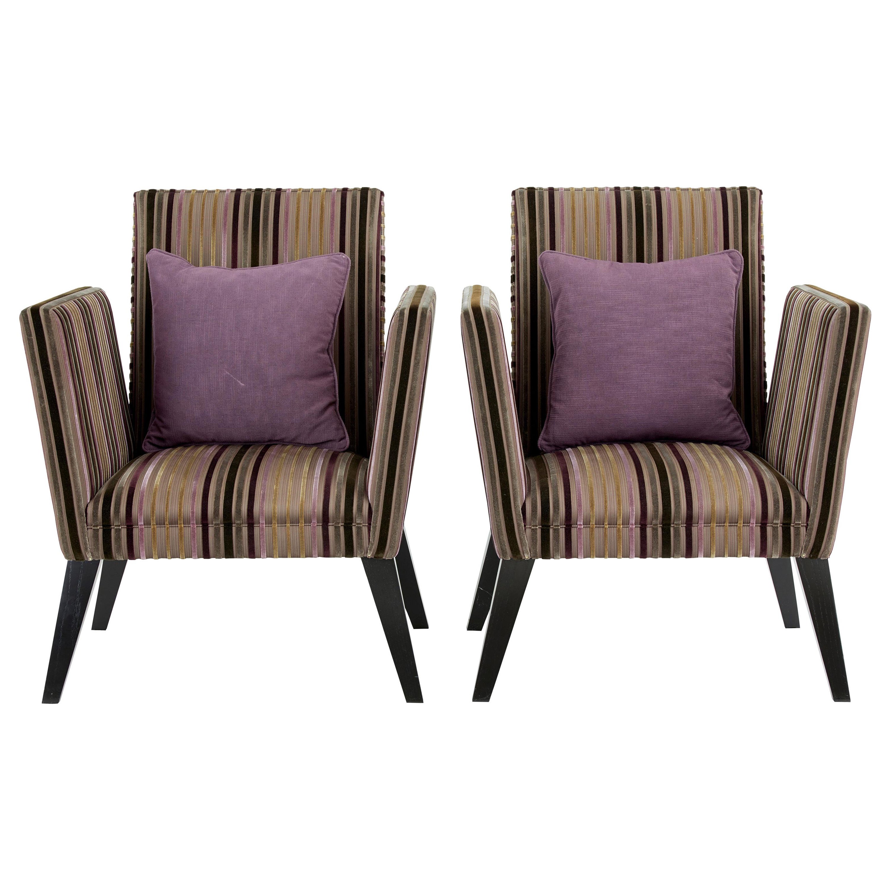 Pair of Contemporary Lounge Armchairs