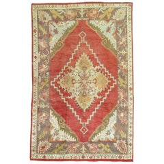 Colección Zabihi Alfombra Tamaño Recibidor Oushak Antiguo