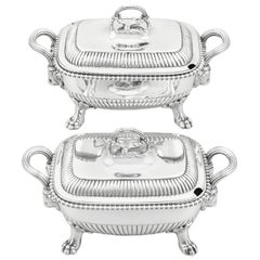Antique George III Sterling Silver Tureens