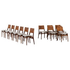 E. Knudsen Dining Chairs Model 47 Produced by Jensen & Lykkegaard