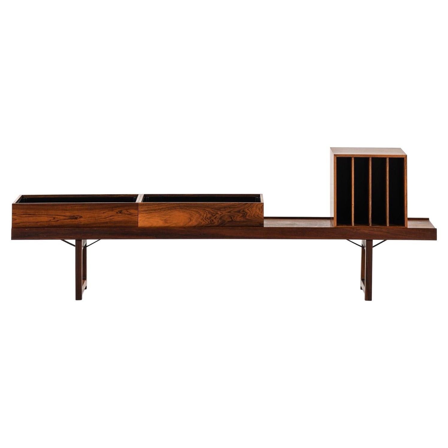 Torbjørn Afdal Bench / Side Table Model Krobo by Mellemstrands Møbelfabrik For Sale