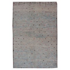 Modern Afghanistan Rug with All-Over Modern Pattern