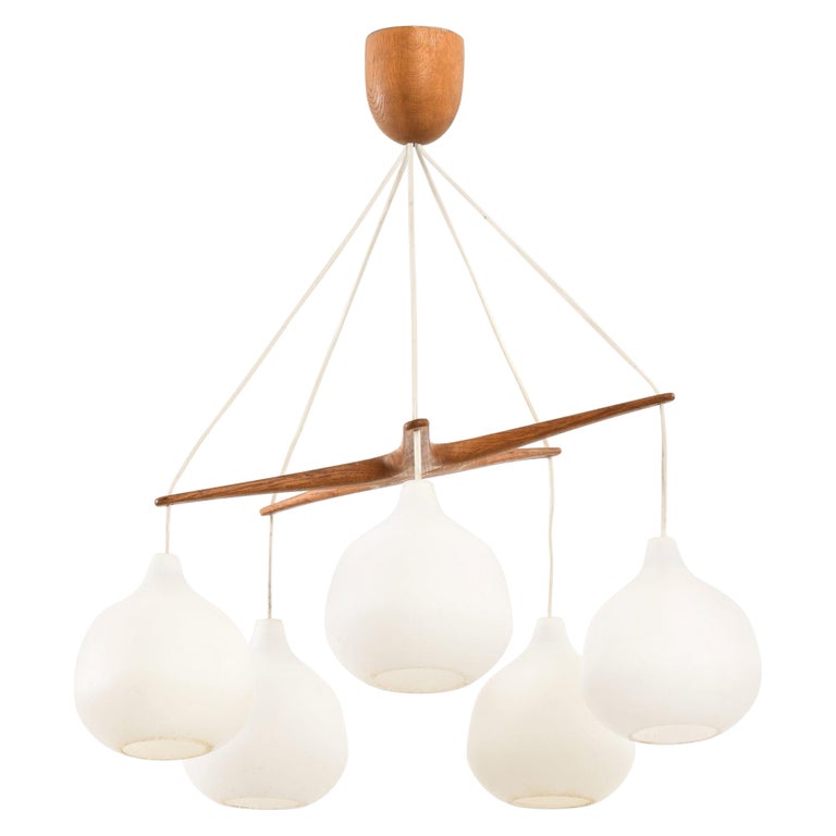 Uno and Östen Kristiansson Ceiling Lamp Produced by Luxus For Sale at  1stDibs