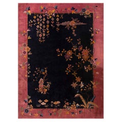 Chinesischer Art-Déco-Teppich aus den 1920er Jahren ( 8'10 Zoll x 11'9 Zoll - 269 x 358 cm)