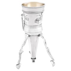1900s Russian Silver Posy Holder