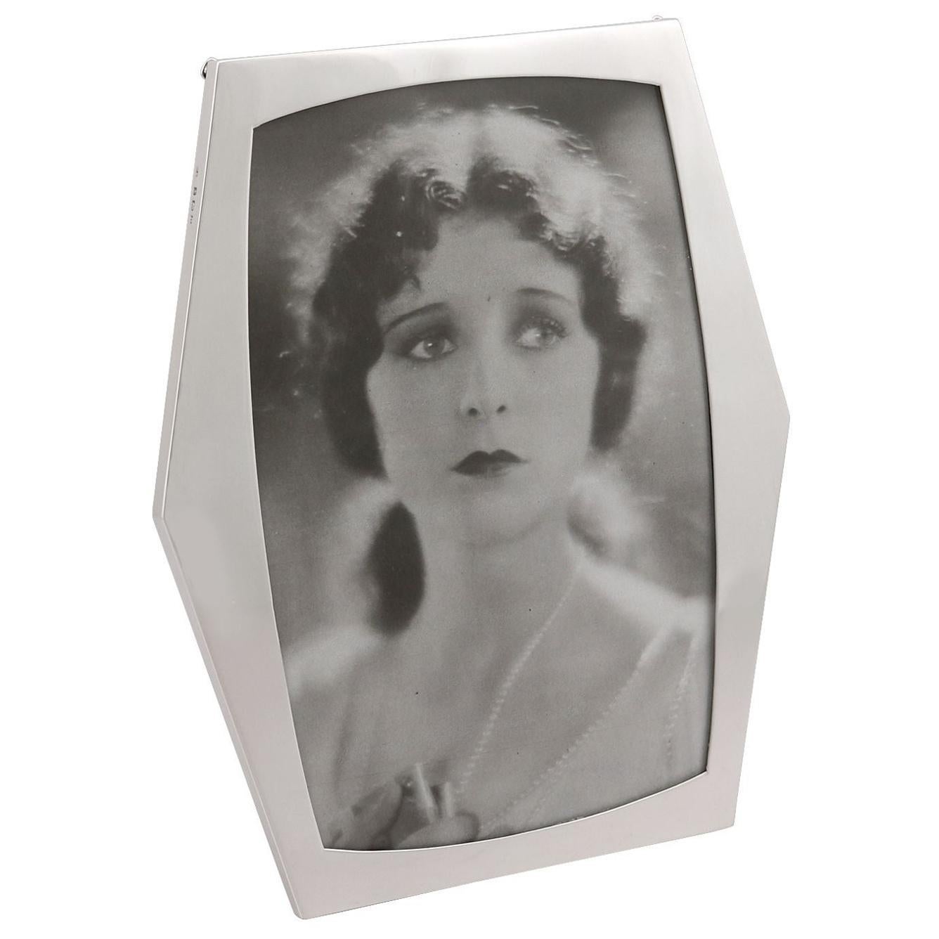 Antique 1919 Sterling Silver Photograph Frame