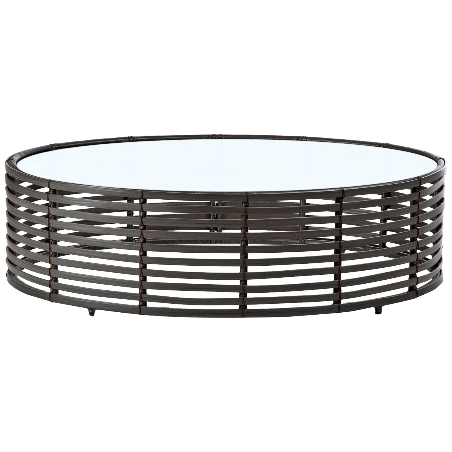 Indoor Large Oval Lolah Coffee Table by Kenneth Cobonpue