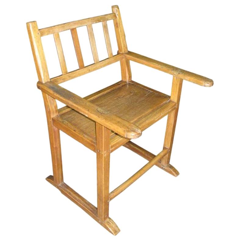 19th Century Molave Wood Kitchen Chair