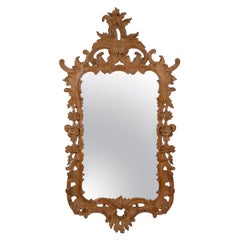 18th Century style Carved Wood Pier Glass Mirror