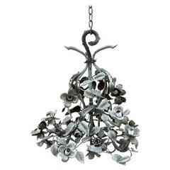 Early 20th Century American Bronze 'Secret Garden' Chandelier