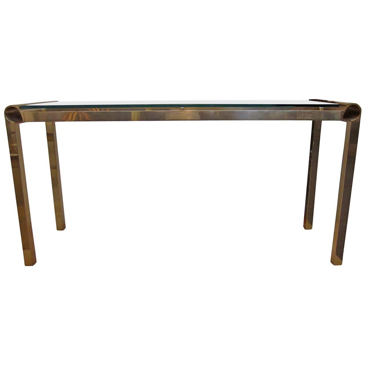 1970s Modern Console Table in the Style of Pierre Cardin