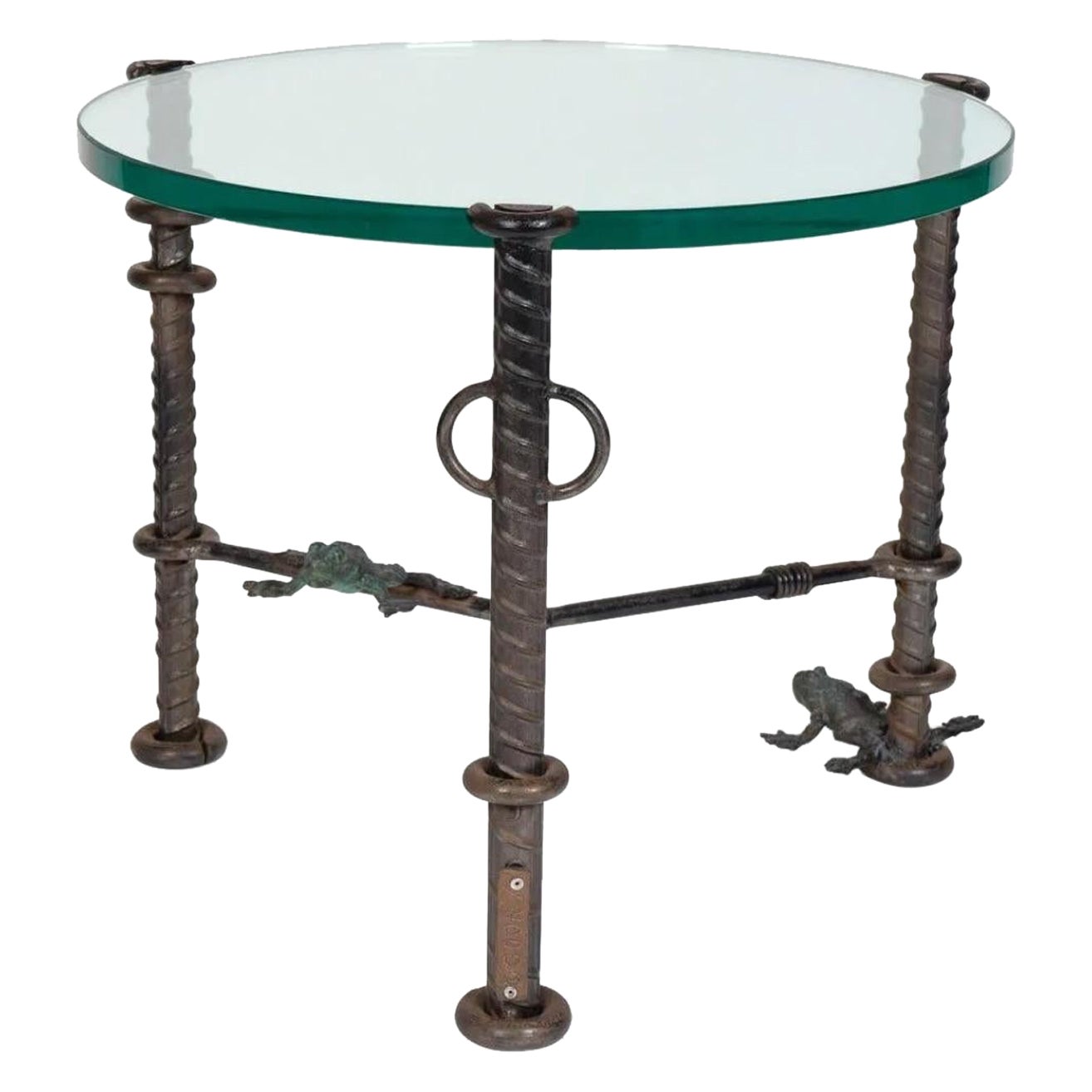 Ilana Goor Bronze Table with Frogs