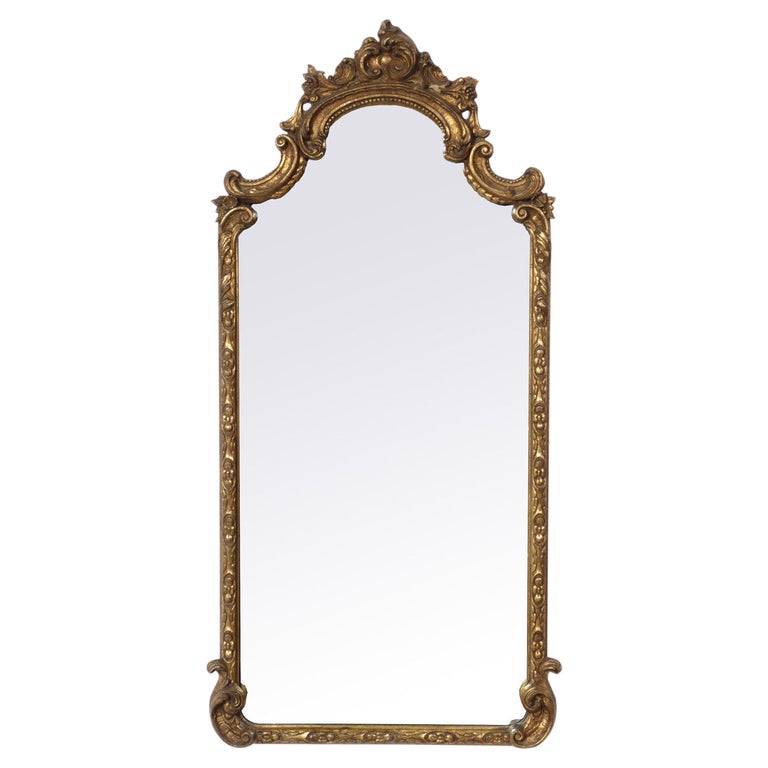 Gilt Mirror For At 1stdibs, Vintage Gold Rectangular Mirror