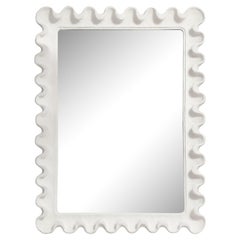Custom Undulating Plaster Mirror