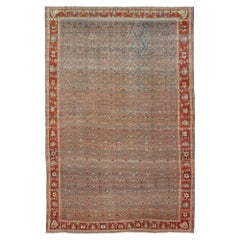 Over sized Antique Persian Bidjar Rug in Herati Design by Keivan Woven Arts