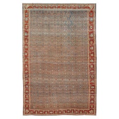 Tapis persan Bidjar ancien surdimensionné au motif Herati 12'10 x 19'3