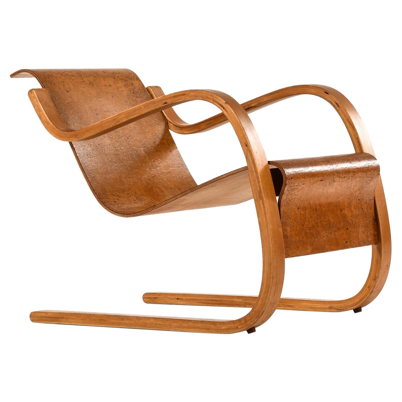 Alvar Aalto Easy Chair Nr 31 Produced by O.y Huonekalu-ja Rakennustyötehdas For Sale