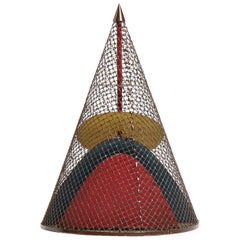 Vintage Conical Metal Sculpture