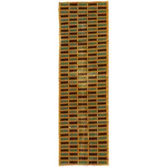 Mid-Century Modern Turkish Runner 4