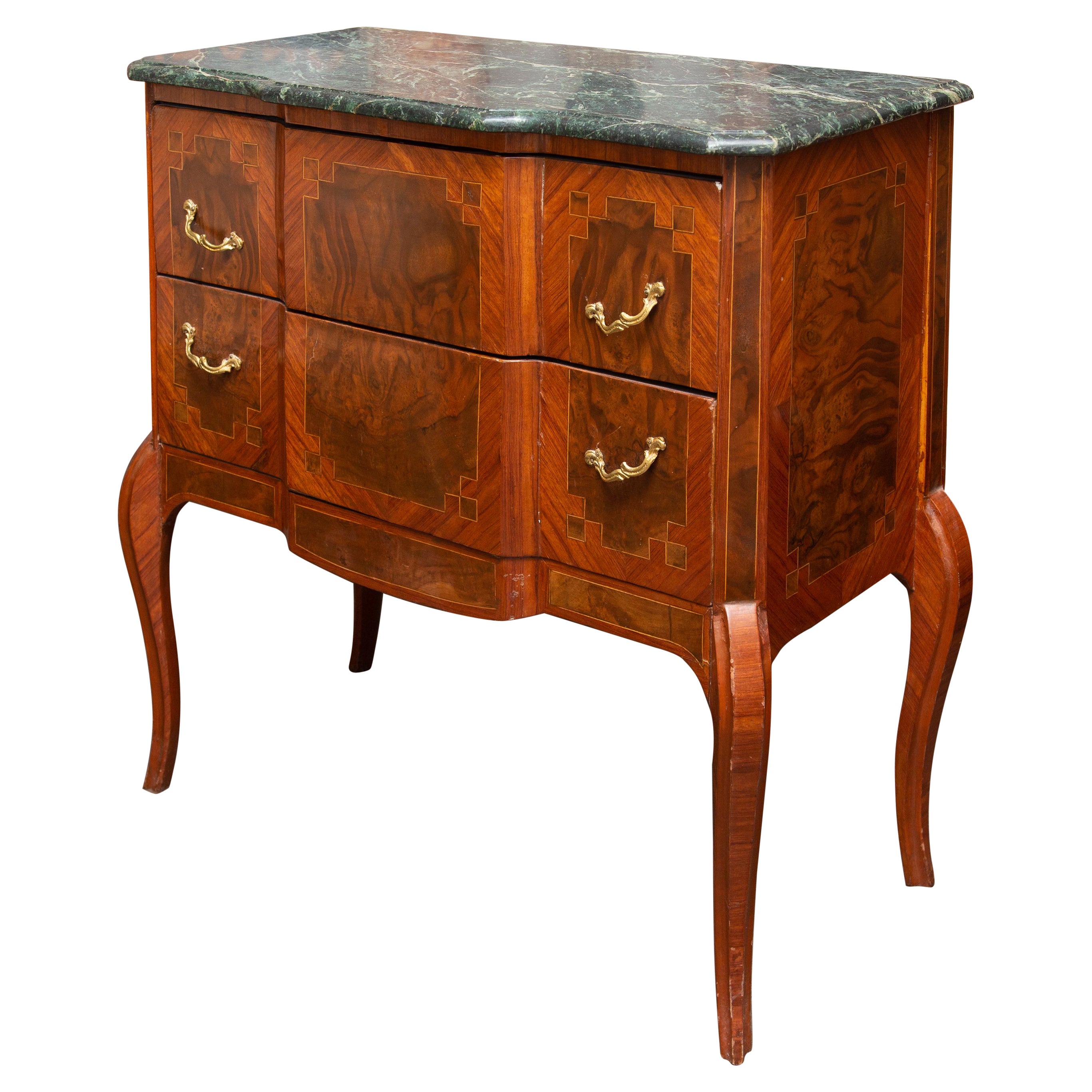  Louis XV Commode with Marble Top-Pair Available