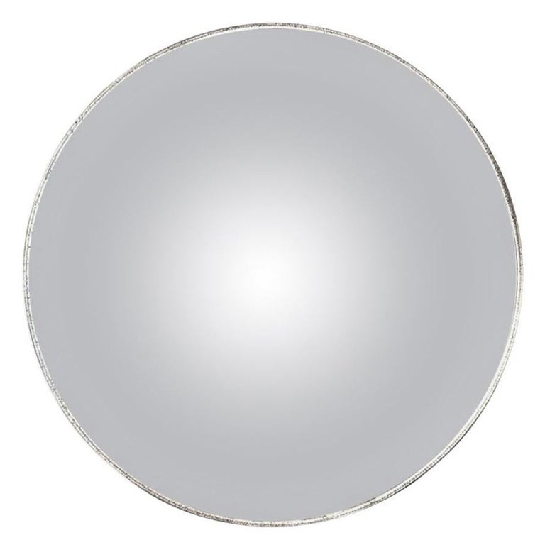 Modern French WallMounted Convex Mirror at 1stDibs