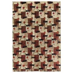 Mid-Century Modern Design Turkish Rug 7