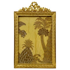 Antique French Louis XV Style Bronze D' Ore Rectangular Picture Frame Circa 1890