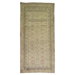 Zabihi Collection Gray Khotan Antique Gallery Rug