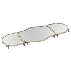 Art Deco Three-Piece Mirrored Plateau Tray or Centerpiece from France