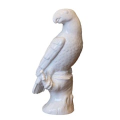 Late 19th Century Berlin KPM Porcelain Parrot Figurine