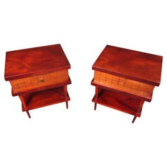 Vintage Unique Mid-Century Modern Side Tables