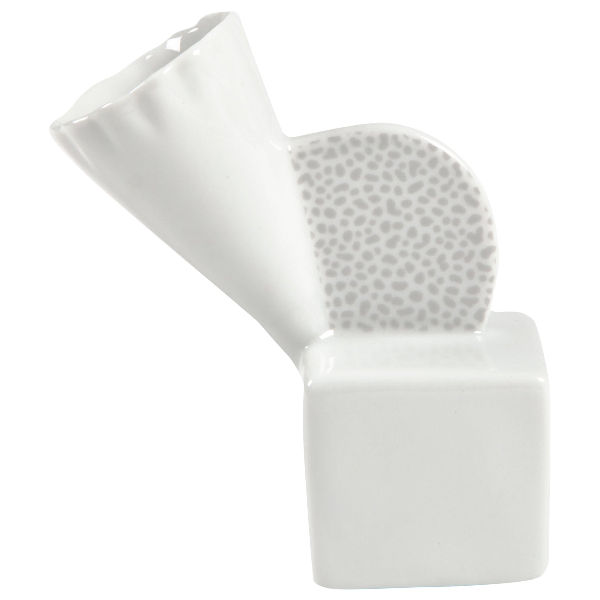 Superior Toothpick Holder in White Porcelain by Matteo Thun for Memphis Milano C