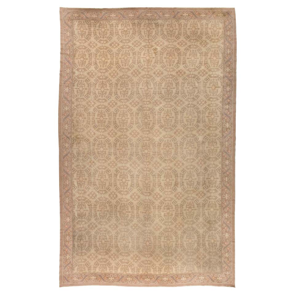 Vintage Spanish Handmade Wool Rug For Sale at 1stDibs | spanish rug ...